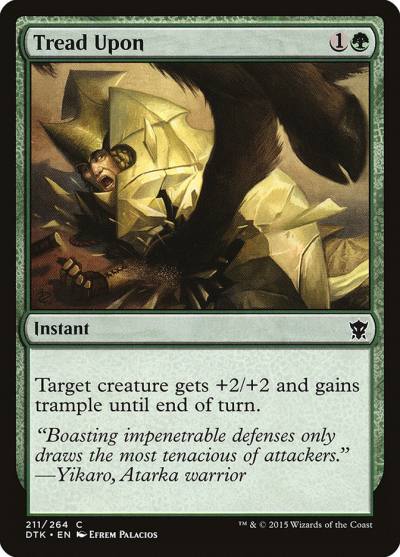 Tread Upon DTK-211 Dragons of Tarkir Magic card