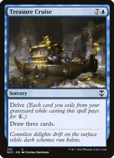 Treasure Cruise NCC-237 New Capenna Commander Magic card