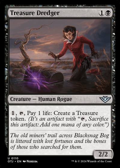 Treasure Dredger OTJ-110 Outlaws of Thunder Junction Magic card