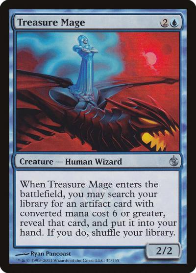 Treasure Mage MBS-34 Mirrodin Besieged Magic card