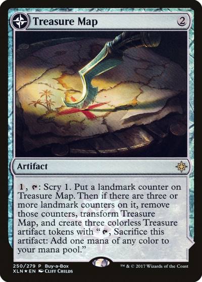 Treasure Map // Treasure Cove PXTC-250 XLN Treasure Chest Magic card