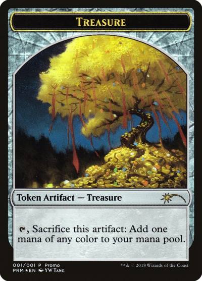Treasure PLNY-1 Lunar New Year 2018 Magic card