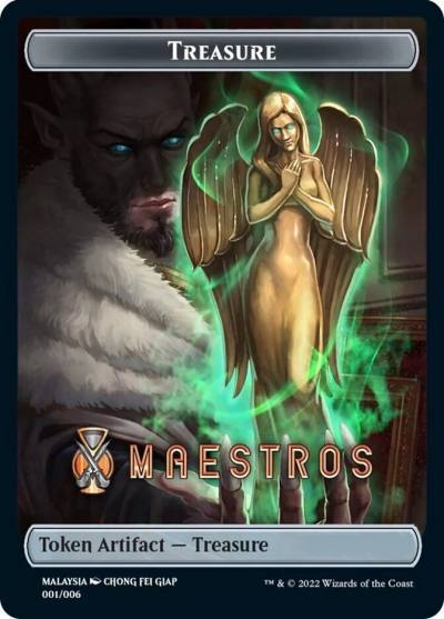 Treasure PTSNC-1 Streets of New Capenna Southeast Asia Tokens Magic card