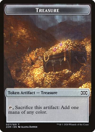 Treasure T2XM-27 Double Masters Tokens Magic card