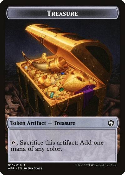 Treasure TAFR-15 Adventures in the Forgotten Realms Tokens Magic card