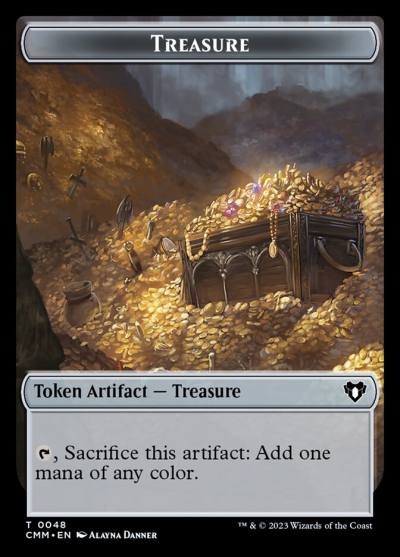 Treasure TCMM-48 Commander Masters Tokens Magic card