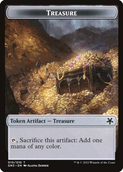 Treasure TGN3-10 Game Night: Free-for-All Tokens Magic card