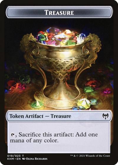 Treasure TKHM-19 Kaldheim Tokens Magic card