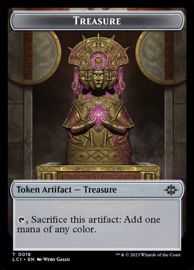 Treasure TLCI-18 The Lost Caverns of Ixalan Tokens Magic card
