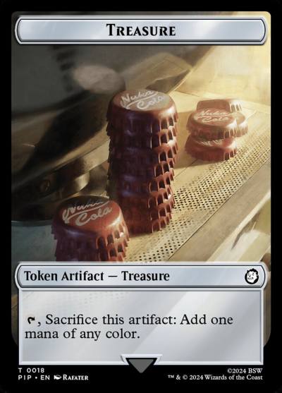 Treasure TPIP-18 Fallout Tokens Magic card