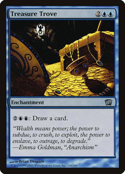 Treasure Trove 8ED-110STAR Eighth Edition Magic card