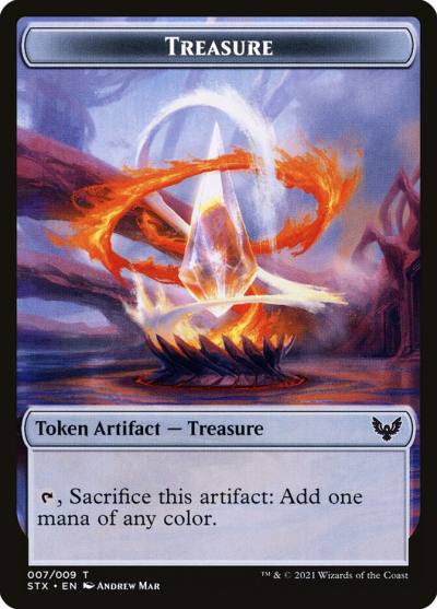 Treasure TSTX-7 Strixhaven: School of Mages Tokens Magic card
