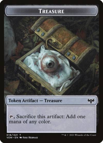 Treasure TVOW-18 Innistrad: Crimson Vow Tokens Magic card