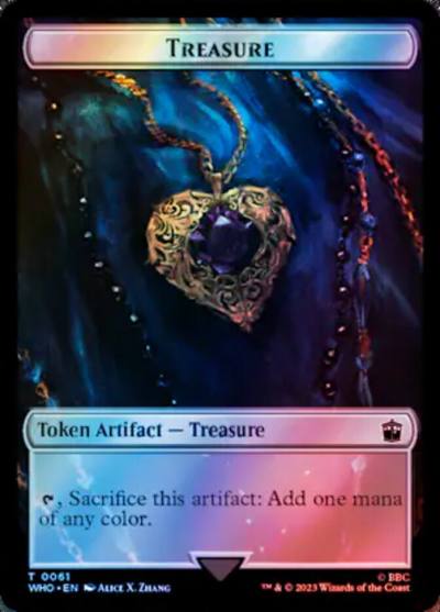 Treasure TWHO-61 Doctor Who Tokens Magic card