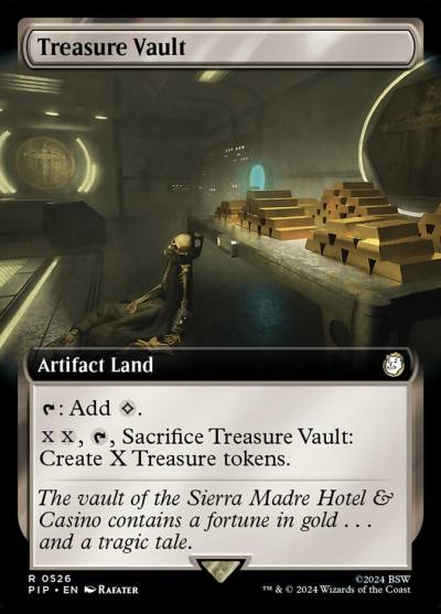 Treasure Vault PIP-526 Fallout Magic card