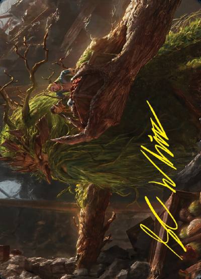 Treebeard, Gracious Host // Treebeard, Gracious Host ALTR-67 Tales of Middle-earth Art Series Magic card