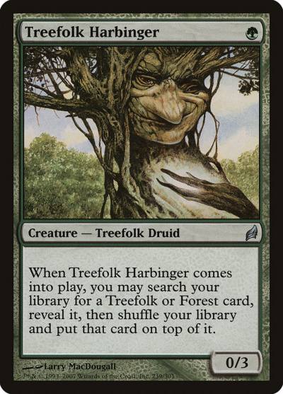 Treefolk Harbinger LRW-239 Lorwyn Magic card