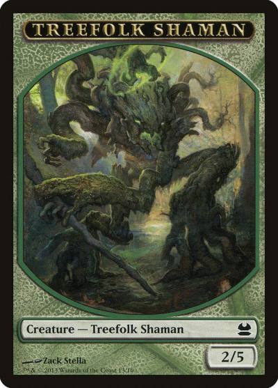 Treefolk Shaman TMMA-13 Modern Masters Tokens Magic card