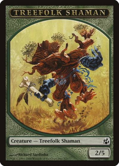 Treefolk Shaman TMOR-3 Morningtide Tokens Magic card