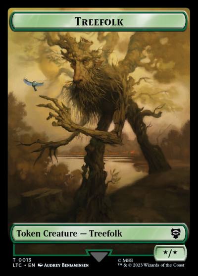 Treefolk TLTC-13 Tales of Middle-earth Commander Tokens Magic card