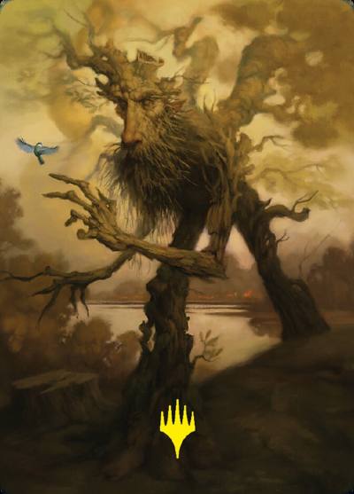 Treefolk // Treefolk ALTR-81 Tales of Middle-earth Art Series Magic card