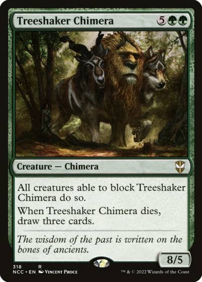Treeshaker Chimera NCC-318 New Capenna Commander Magic card