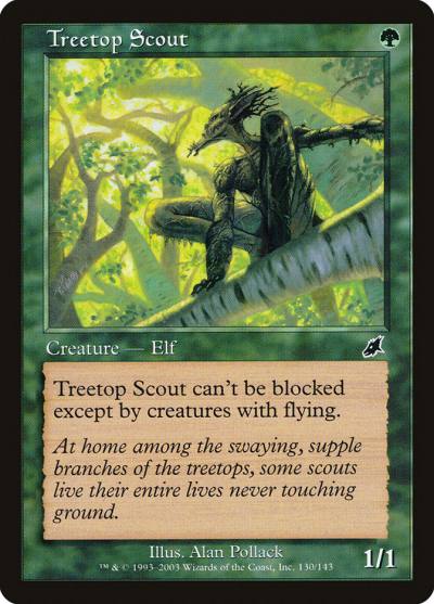 Treetop Scout 130 Scourge Magic card