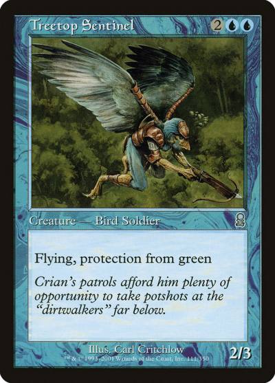Treetop Sentinel ODY-111 Odyssey Magic card