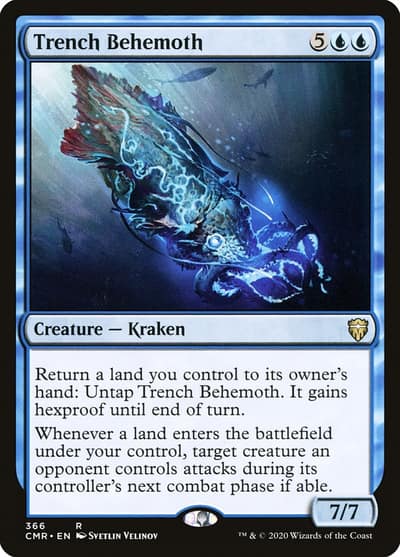 Trench Behemoth 366 Commander Legends Magic card