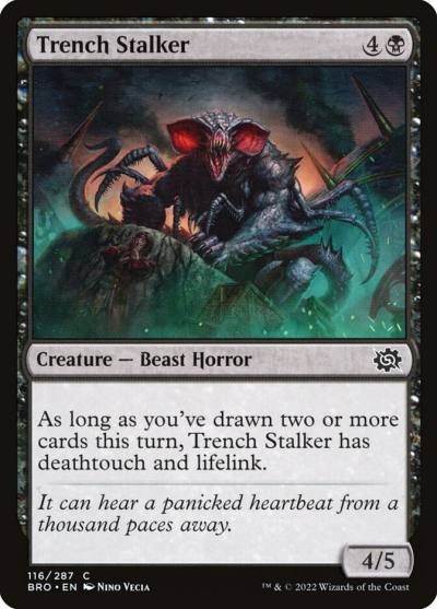 Trench Stalker BRO-116 The Brothers' War Magic card