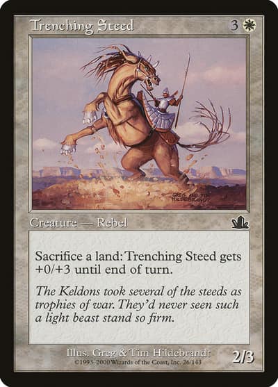 Trenching Steed 26 Prophecy Magic card