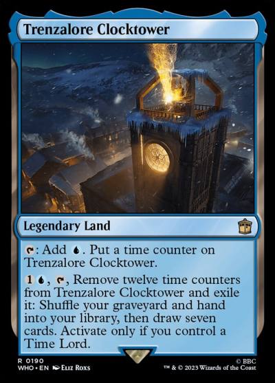 Trenzalore Clocktower WHO-190 Doctor Who Magic card