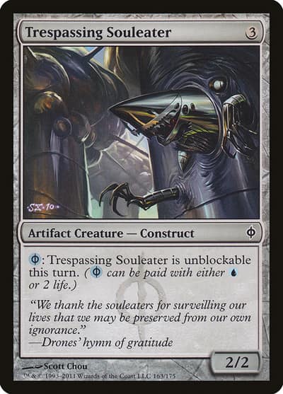 Trespassing Souleater 163 New Phyrexia Magic card