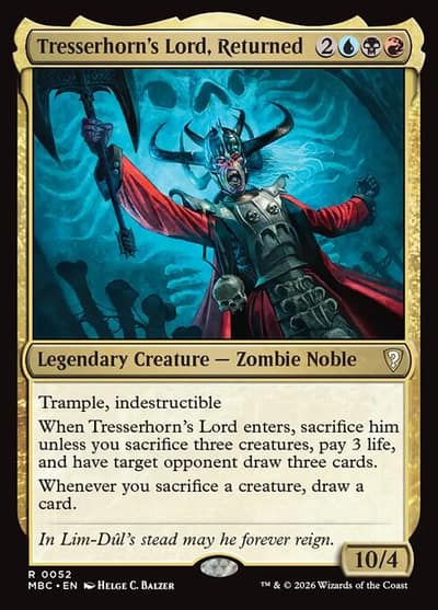Tresserhorn's Lord, Returned 52 Mystery Booster Commander Edition Magic card