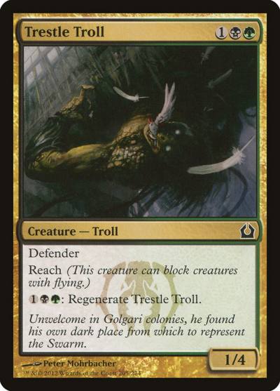 Trestle Troll RTR-205 Return to Ravnica Magic card