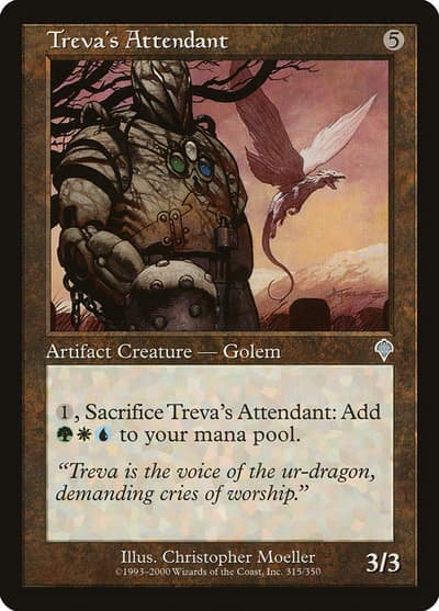 Treva's Attendant 315 Invasion Magic card