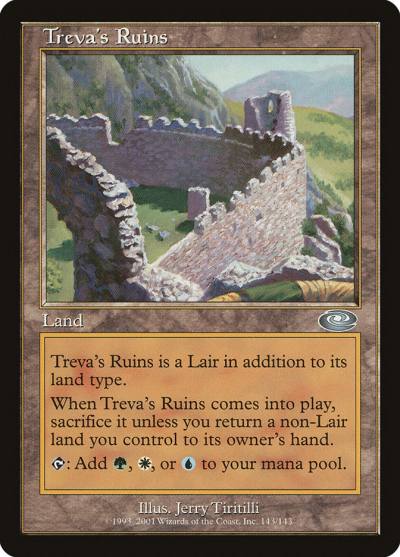 Treva's Ruins PLS-143 Planeshift Magic card