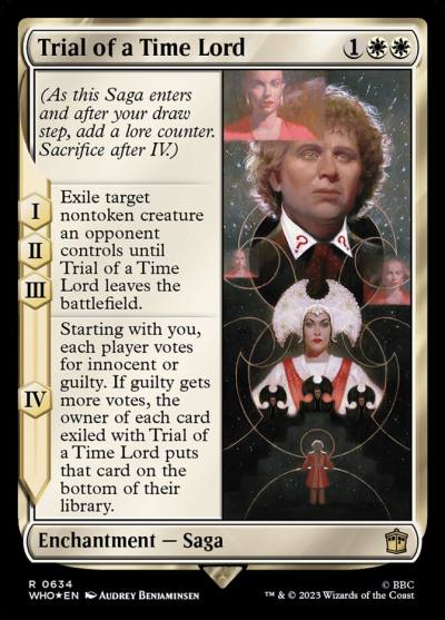 Trial of a Time Lord WHO-634 Doctor Who Magic card