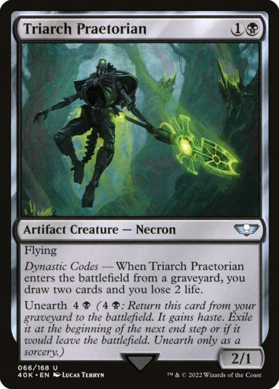 Triarch Praetorian 40K-66 Warhammer 40,000 Commander Magic card