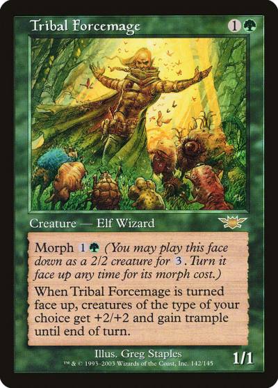 Tribal Forcemage 142 Legions Magic card