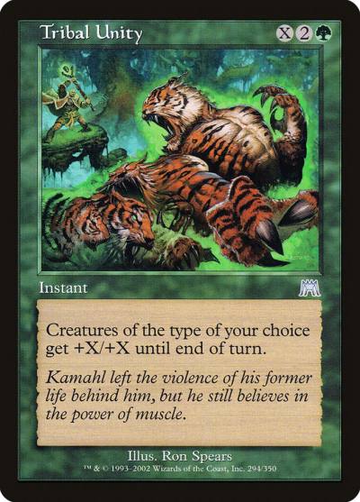 Tribal Unity ONS-294 Onslaught Magic card