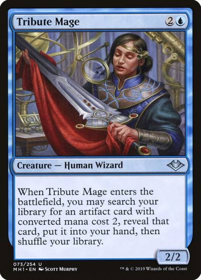 Tribute Mage MH1-73 Modern Horizons Magic card