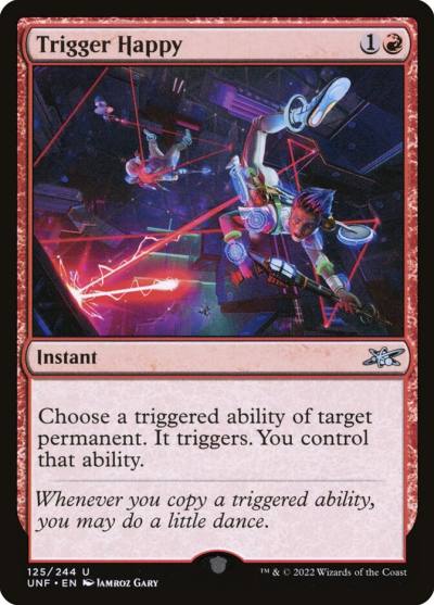 Trigger Happy UNF-125 Unfinity Magic card