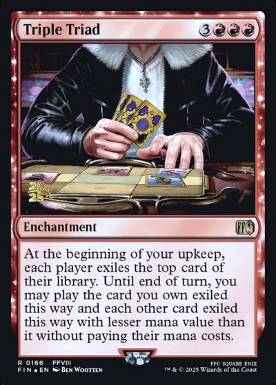 Triple Triad PFIN-166S Final Fantasy Promos Magic card
