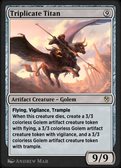 Triplicate Titan AA2-22 Arena Anthology 2 Magic card