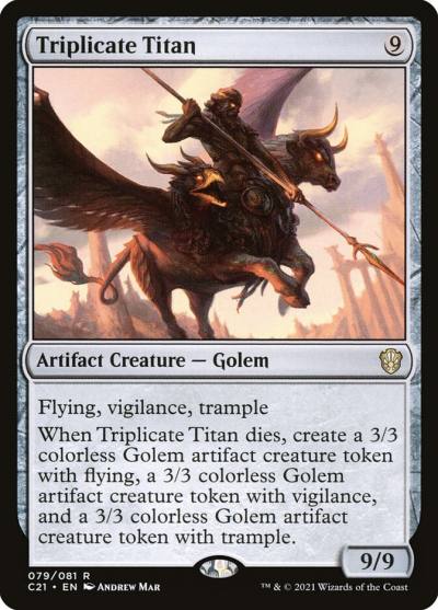 Triplicate Titan C21-79 Commander 2021 Magic card