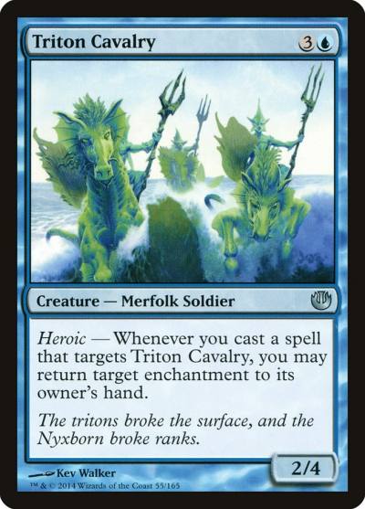 Triton Cavalry 55 Journey into Nyx Magic card