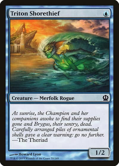Triton Shorethief 70 Theros Magic card