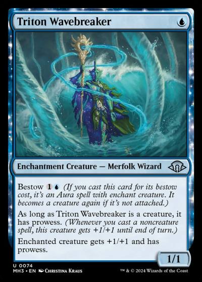 Triton Wavebreaker 74 Modern Horizons 3 Magic card