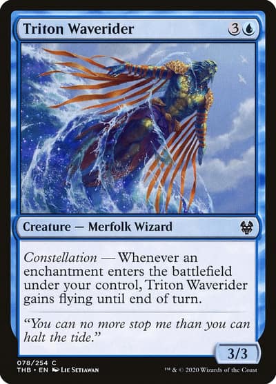 Triton Waverider 78 Theros Beyond Death Magic card